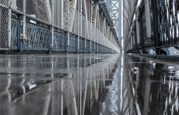 Vacker Bild Brooklyn Bridge Dagen New York — Stockfoto