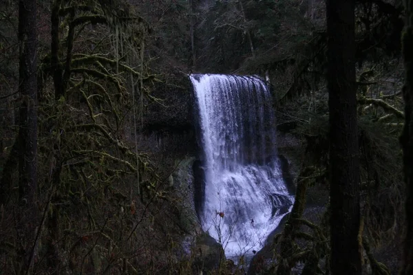 Прекрасный Вид Водопад Орегоне — стоковое фото