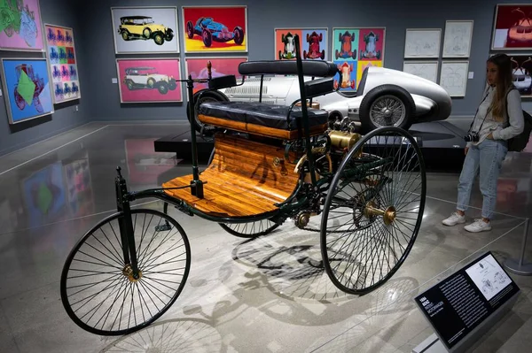 Historic Vehicle 1886 Benz Patent Motorwagen — Stock Photo, Image