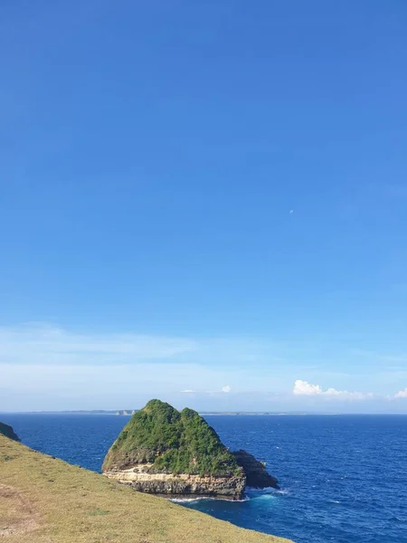 Ein Vertikaler Ausschnitt Der Insel — Stockfoto