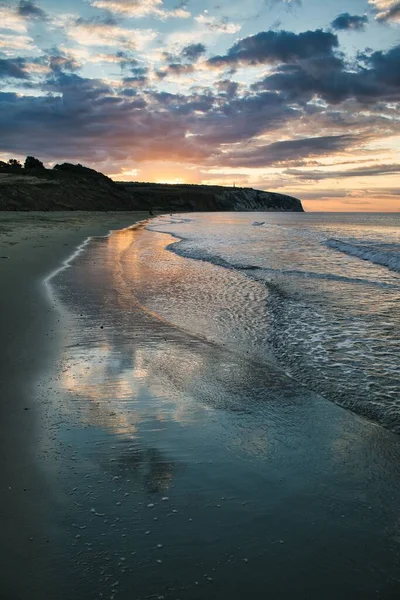 英国怀特岛 亚弗兰 宁静的海滨 迷人的阴霾风景 — 图库照片