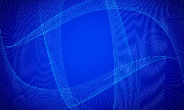 Una Tecnologia Astratta Scienza Visualizzazione Neon Blu Carta Parati Digitale — Foto Stock