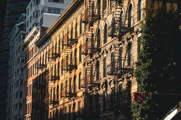 Edifícios Manhattan Nova Iorque — Fotografia de Stock