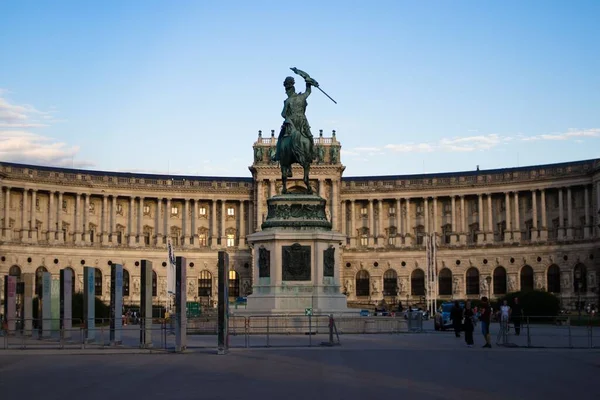 Güzel Bir Yaz Gününde Avusturya Nın Viyana Şehrinin Merkezinde Eski — Stok fotoğraf