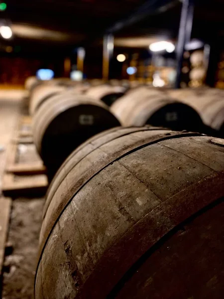 Dalwhinnie Distillery Barrel Room Stock — 스톡 사진