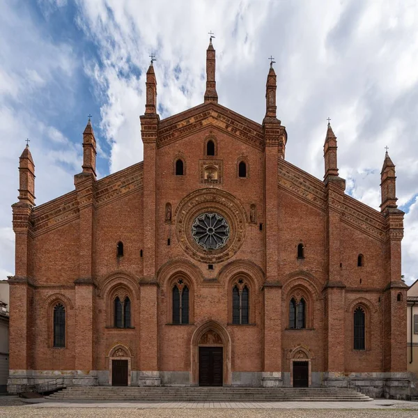 Talya Nın Pavia Kentindeki Santa Maria Del Carmine Kilisesinin Güzel — Stok fotoğraf
