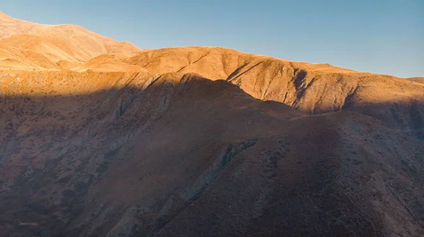 Widok Powietrza Suchych Wzgórz Świetle Słonecznym Prowincji Jujuy Argentyna — Zdjęcie stockowe