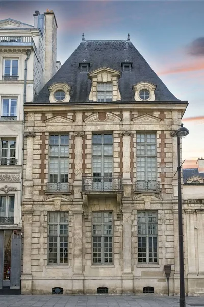 Париж Прекрасні Будівлі Маре Сен Антуан Окрузі — стокове фото