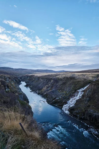 アイスランドのモイラ渓谷の垂直方向の景色 — ストック写真