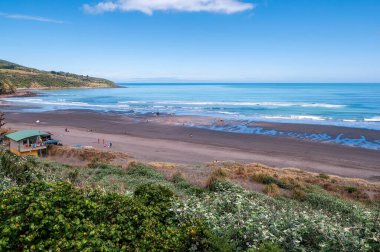 Raglan, Yeni Zelanda 'da güzel bir sahil manzarası..