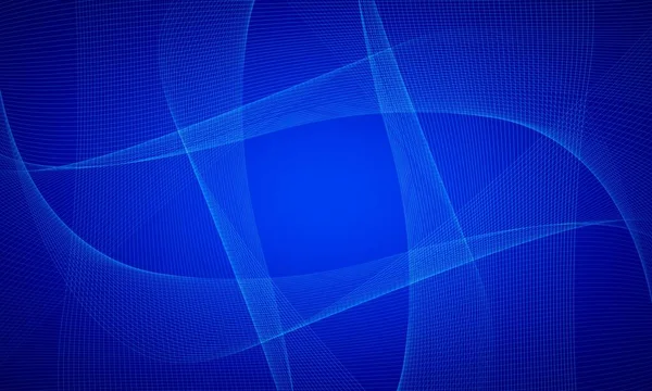 Una Tecnologia Astratta Scienza Blu Scuro Visualizzazione Modello Neon Arguzia — Foto Stock