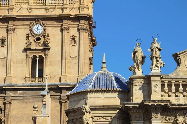 Uma Bela Vista Catedral Murcia Espanha — Fotografia de Stock