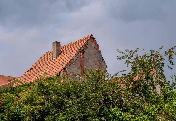 Das Äußere Des Daches Eines Hauses — Stockfoto