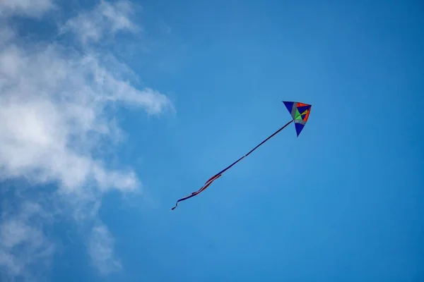 空中での凧の美しい景色 — ストック写真