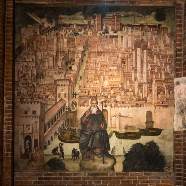 San Teodoron Kirkon Sisätilat Lombardia Italia — kuvapankkivalokuva