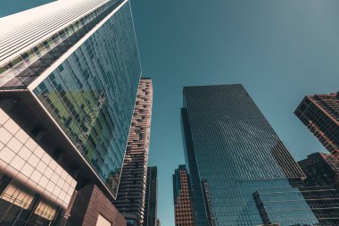 Toronto, Ontario, Kanada şehir merkezindeki ticari binalar