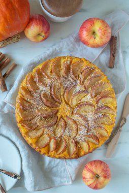 Elmalı turtanın yüksek açılı görüntüsü.