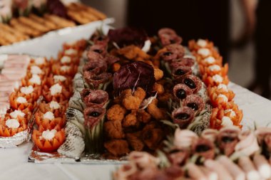 Yemek şirketi için bir et tahtası