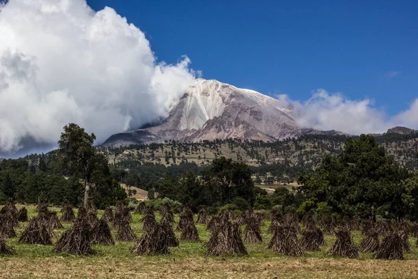 Nuvole Sul Vulcano Pico Orizaba Messico Nord America — Foto Stock