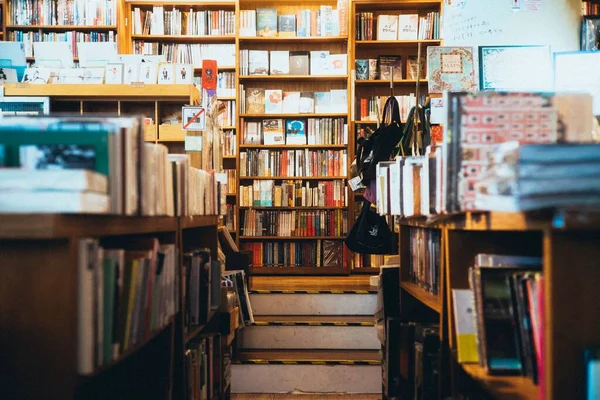 Ein Interieur Der Buchhandlung — Stockfoto
