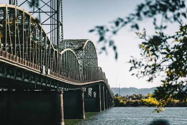 Eine Brücke Über Den Columbia River — Stockfoto