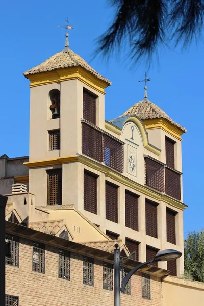 Colpo Verticale Del Monastero Santa Clara Murcia Spagna — Foto Stock