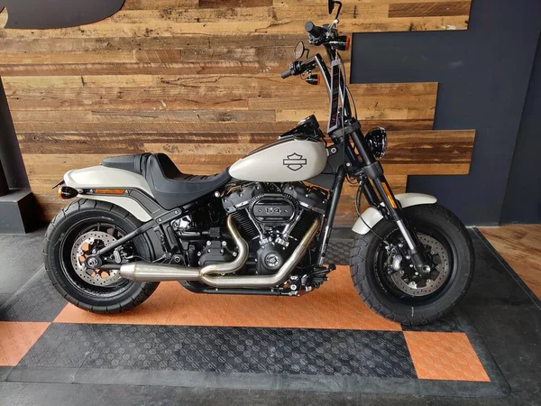 Nahaufnahme Eines Neuen Harley Davidson Motorrads Melbourne Australien — Stockfoto