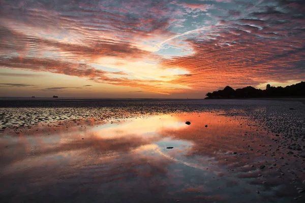 Eine Schöne Aufnahme Vom Appley Strand Auf Der Isle Wight — Stockfoto