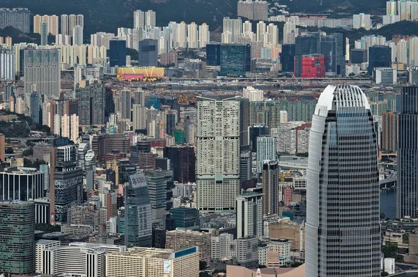 Les Grands Gratte Ciel Les Bâtiments Hong Kong Pendant Journée — Photo