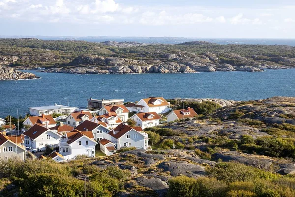 Piękny Widok Nadmorską Miejscowość Marstrand Szwecji — Zdjęcie stockowe