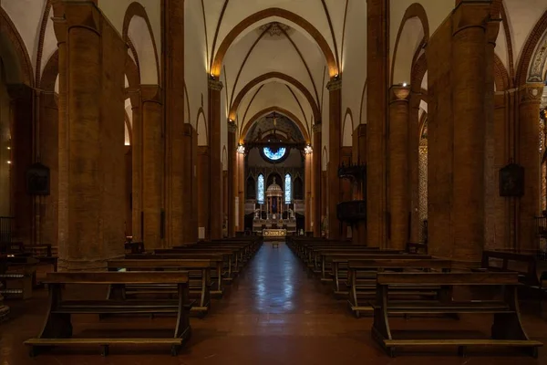 Сценічний Вигляд Гарно Прикрашеного Інтер Єру Церкви Санта Марія Дель — стокове фото