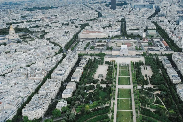 Vue Aérienne Seine Des Bâtiments Voisins Paris France — Photo