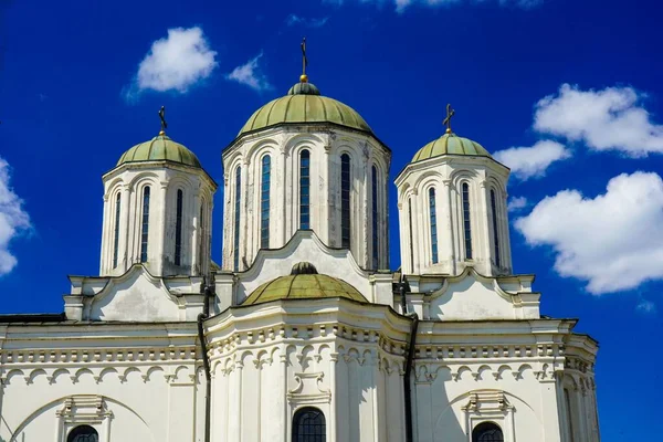 Красивый Внешний Вид Смедеревской Церкви Против Ярко Голубого Неба Сербии — стоковое фото
