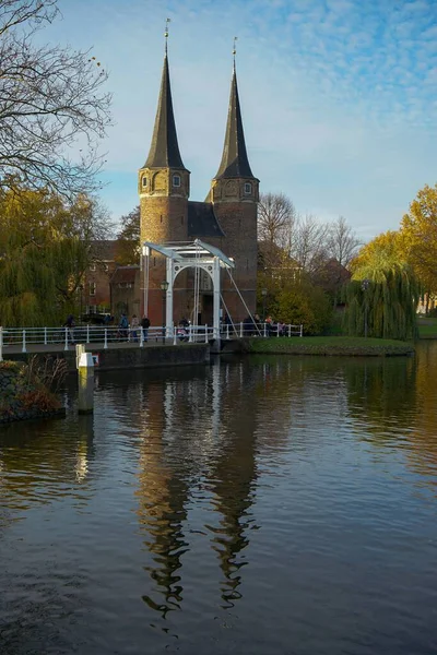 Stara Brama Delft Holandia — Zdjęcie stockowe