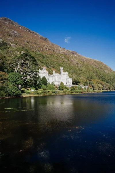 Opatství Kylemore Regionu Galway Národním Parku Connemara Irsko — Stock fotografie