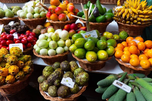 Uma Visão Frutas Legumes Mercado — Fotografia de Stock