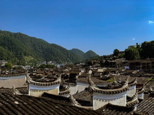 Landschaft Der Stadt Fenghuang Hunan China — Stockfoto