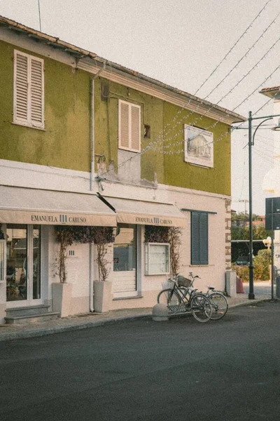 2021年秋イタリア トスカーナ州ボルテラ市の建物の外観 — ストック写真