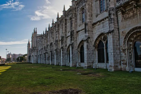 Güneşli Bir Günde Belem Kulesi Lizbon Portekiz — Stok fotoğraf