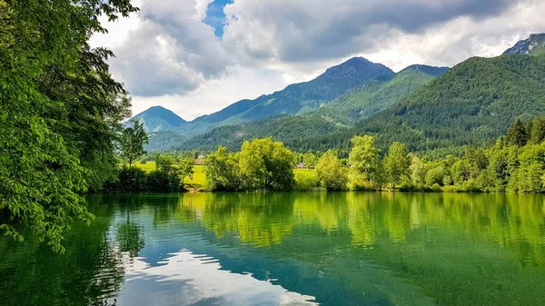 Schöne Landschaft Des Crnava Sees Slowenien — Stockfoto