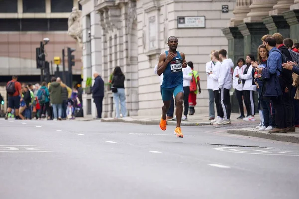 Běžci Míli Londýnského Maratonu 2022 — Stock fotografie