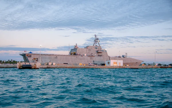 Das Schlachtschiff Der Navy Dock Key West — Stockfoto