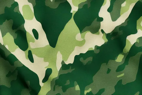 Fondo Abstracto Verdoso Textura Camuflaje Militar — Foto de Stock