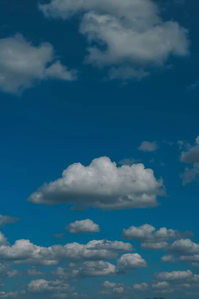 Uma Visão Aérea Das Nuvens Céu — Fotografia de Stock