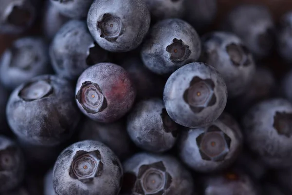 成熟的黑色蓝莓的最佳配料 — 图库照片