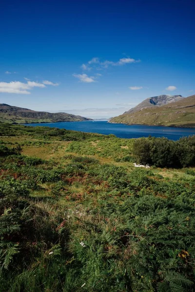 Вертикальный Снимок Пейзажа Национальном Парке Коннемара Ирландии — стоковое фото