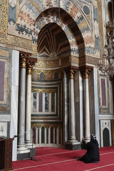 Mihrab Della Moschea Del Sultano Hassan — Foto Stock