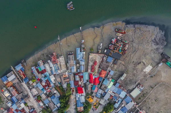 Port Klang Daki Binaların Havadan Görünüşü — Stok fotoğraf