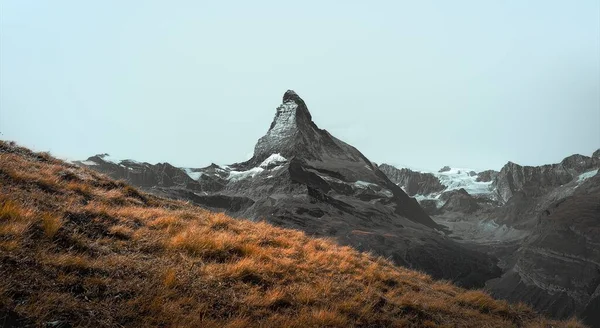 Una Vista Panorámica Del Pico Montaña Matthorn Los Prealpes Suizos — Foto de Stock
