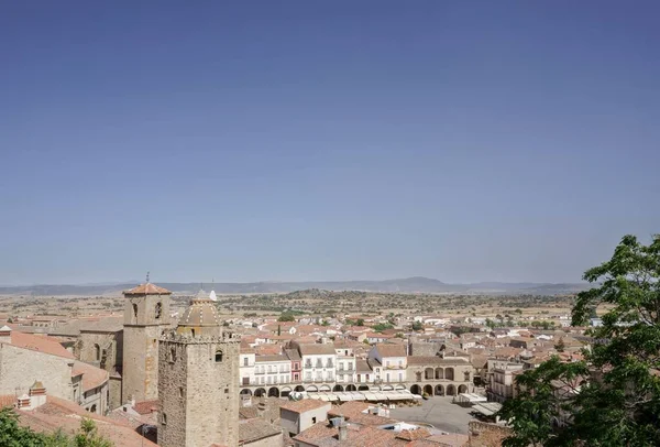 Città Medievale Trujillo Una Delle Zone Più Importanti Della Provincia — Foto Stock